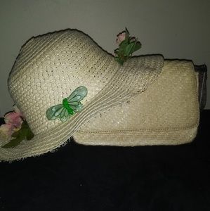 Hat & Liz Claiborne Straw Bags